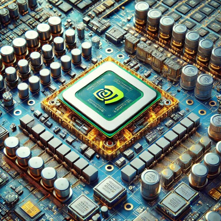 An illustration of NVIDIA ARM CPUs showcasing the integration of NVIDIA's GPU technology with ARM's energy-efficient architecture. The image highlights the potential applications in AI, HPC, data centers, edge computing, and IoT, demonstrating the performance and efficiency benefits of NVIDIA's ARM-based processors.